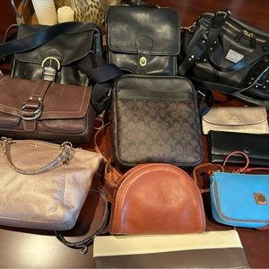 Insane vintage coach and Michael kors bundle, 11 for $222